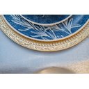 Ver imagem 4 de Kit 12 Sousplat Redondo Dourado Polipropileno 33cm Rafimex
