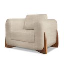 Ver imagem 1 de Poltrona Jobim Linho Boucle - Lucadi Home