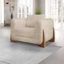 Ver imagem 7 de Poltrona Jobim Linho Boucle - Lucadi Home