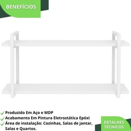 Nicho Industrial Decorativo para Cozinha 60cm Bb F.gnd - 6
