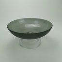 Ver imagem 5 de Centro de Mesa Fruteira Home&co com Pé Vidro 15x30x30cm Fumê