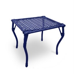 Kit 2 Espreguiçadeiras Catar + Mesa para Jardim e Piscina - Azul - 7