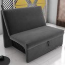 Ver imagem 1 de Sofá Cama Melu 2 Lugares sem Braça para Sala