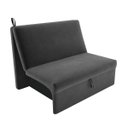 Ver imagem 2 de Sofá Cama Melu 2 Lugares sem Braça para Sala