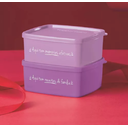 Ver imagem 2 de Tupperware Kit 2 Peças Jeitosinhos Aqui Tem Receitas E Memórias 400Ml Jeitosinhos Aqui Tem Receitas 