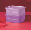 Ver imagem 2 de Tupperware Kit 2 Peças Jeitosinhos Aqui Tem Receitas E Memórias 400Ml Jeitosinhos Aqui Tem Receitas