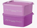 Ver imagem 1 de Tupperware Kit 2 Peças Jeitosinhos Aqui Tem Receitas E Memórias 400Ml Jeitosinhos Aqui Tem Receitas