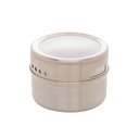 Ver imagem 4 de Porta Condimentos de Aço Inox C/tampa Acrílica e Suporte Imantado 6 Peças Lyor