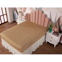 Ver imagem 3 de Lençol Queen com Elástico Prático Malha Lisa 1 Peça:bege Avelã