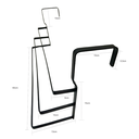 Ver imagem 2 de Toalheiro para Banheiro Porta Toalha de Box 4 Folhas 10cm