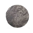 Ver imagem 1 de Tapete Redondo 2,00m Quarto Sala Escritório Pelo Macio.:Cinza Escuro
