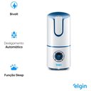 Ver imagem 4 de Umidificador de Ar Ultrassônico Inteligente Bivolt com Medidor de Temperatura e Umidade 2,5l Elgin
