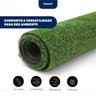 Grama Sintética 10mm Decorativa Proteção Uv Rolo 2m X 25m Kapazi - 3