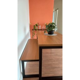 Mesa Estilo/Modelo Industrial com 1 banco (1,60 x 0,80) - 4