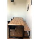 Ver imagem 3 de Mesa Estilo/Modelo Industrial com 1 banco (1,60 x 0,80)