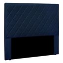Ver imagem 1 de Cabeceira King 1,95m Córdoba Suede Azul Marinho - Pallazio