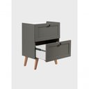 Ver imagem 4 de Gabinete para Banheiro Milano Retrô 3 Gavetas MDF 60cm On Móveis