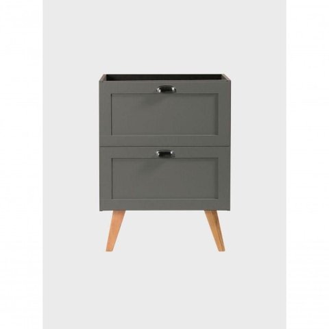 Gabinete para Banheiro Milano Retrô 3 Gavetas MDF 60cm On Móveis