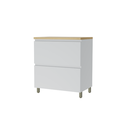 Ver imagem 6 de Cozinha 100% Mdf 4 Peças Rainha Nature/branco
