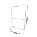 Ver imagem 2 de Arara Desfile 2 Niveis Dobravel 120x170cm Branco Azulado