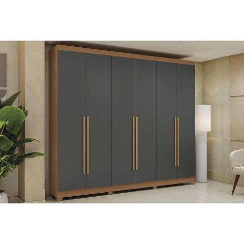 Guarda Roupa 6 Portas 3g Pés CB03T580 Kappesberg Canel