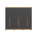 Ver imagem 3 de Guarda Roupa 6 Portas 3g Pés CB03T580 Kappesberg Canel