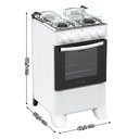 Ver mais imagens de Fogão 4 Bocas Milão Atlas com Mesa Inox