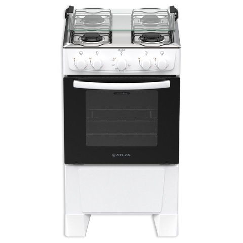Fogão 4 Bocas Milão Atlas com Mesa Inox