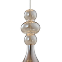 Ver imagem 2 de Pendente Lae Dourado e Champagne (d)15cm (a)29cm 1x5w 3000k - Kb003