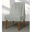 Ver imagem 3 de Kit 4 Cadeiras de Jantar Paris Suede Cinza Claro - Meular Decor