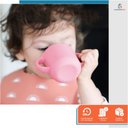 Ver imagem 6 de Copo Infantil de Treinamento com Alça Bebê Silicone 150ml Rosa