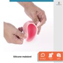 Ver imagem 3 de Copo Infantil de Treinamento com Alça Bebê Silicone 150ml Rosa