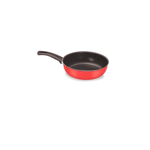 Frigideira Alta 20 Cm Vermelha - Antiaderente Utensilios do Chef