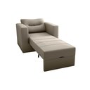 Ver imagem 2 de Sofa Cama Solteiro Marlene - Poltrona Cama Solteiro: Capuccino