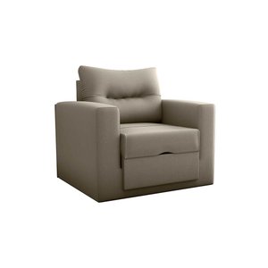 Sofa Cama Solteiro Marlene - Poltrona Cama Solteiro:capuccino