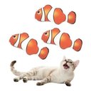 Ver imagem 5 de Brinquedo para Gatos 30cm Snel Pets Animal: Peixe Palhaço