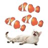 Brinquedo para Gatos 30cm Snel Pets Animal: Peixe Palhaço - 5