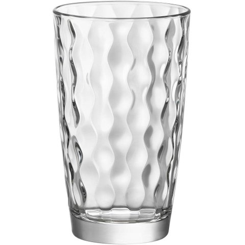 Bormioli Rocco Silk Copo Long Drink 14x9x9cm 470ml Vidro Transp 6pç