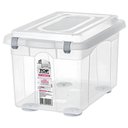 Ver imagem 1 de Caixa Organizadora com Tampa Top Stock Sanremo 16,7L Plástico Transparente Empilhável