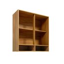 Ver imagem 3 de Armário Aéreo Cozinha 80 cm Trebbiano 2 Portas 1 Prateleira 100% MDF Amêndoa - Rio Doce