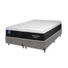 Cama Box Queen Cinza Colchão Plumatex Magnum Pillow Top - 1