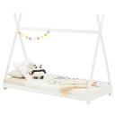 Ver imagem 5 de Cama Montessoriana Madeira Cabana com Estrado Elin Branco Idimex