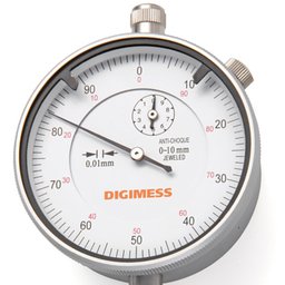Relógio Comparador - Cap. 0-10 Mm - Graduação de 0,01mm - Diâmetro do Mostrador Ø58mm - Tampa Trasei - 3
