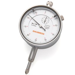 Relógio Comparador - Cap. 0-10 Mm - Graduação de 0,01mm - Diâmetro do Mostrador Ø58mm - Tampa Trasei - 2