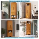 Ver imagem 6 de Armário Multiuso Blanc 2 Portas 1 Gaveta 100% MDF Canela - Rio Doce