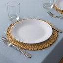 Ver imagem 2 de Prato Raso Refeição 25cm Cozy Avulso Plástico Redondo Branco Almoço Jantar Coza