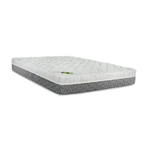 Colchão Casal Molas Ensacadas Masterpocket Aspen Euro Pillow Gray (138x188x26) - Luckspuma