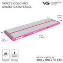 Ver imagem 7 de Tapete Colchão Ginástica Inflável 3 Metros com Bomba Elétrica Vg Plus Rosa 220v
