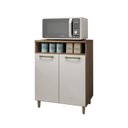 Ver imagem 1 de Balcão Multiuso com Tampo 2 Portas 61cm para Forno ou Microondas