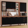 Armário de Cozinha Diana 100% Mdf Tuboarte 8 Portas e 3 Gavetas - 1